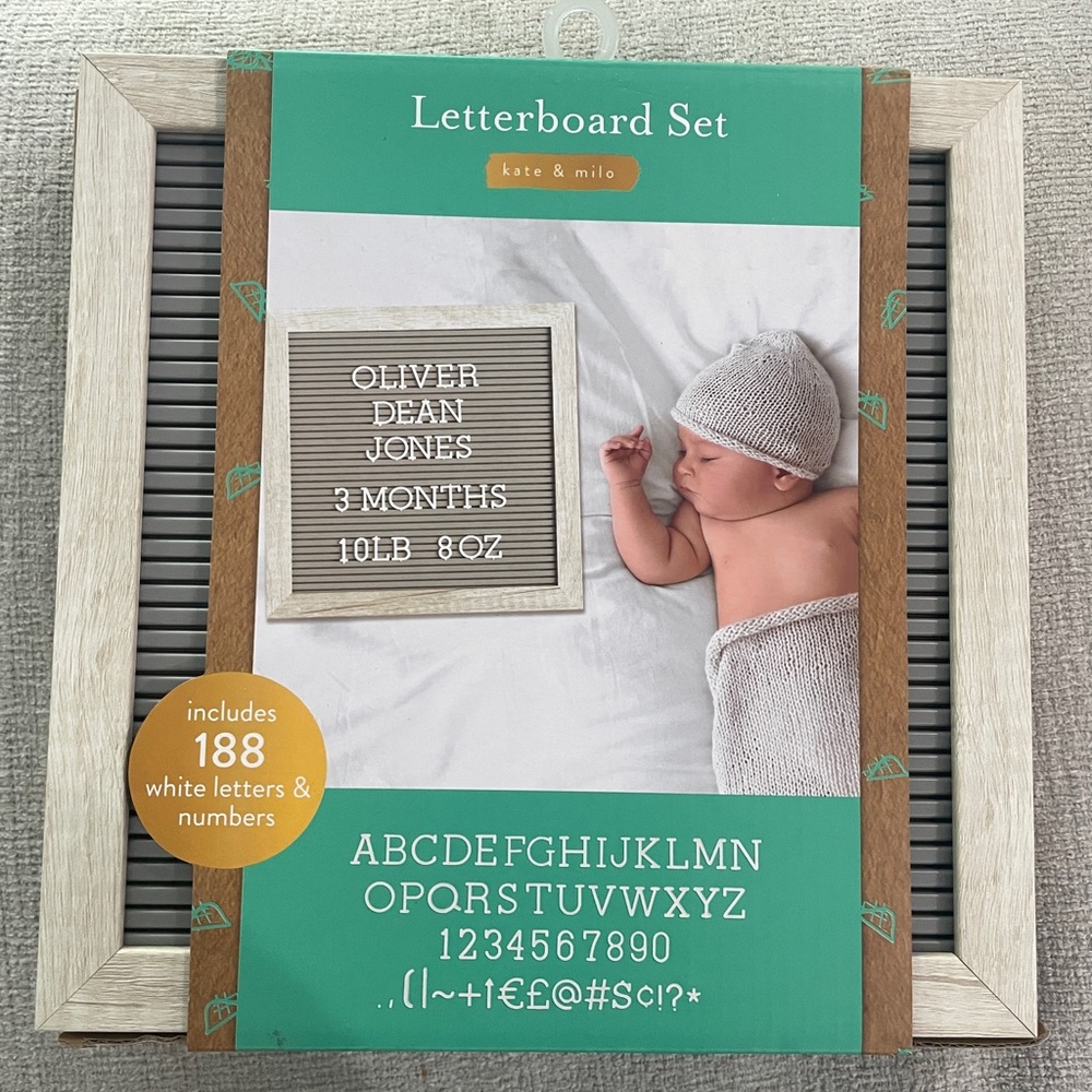 Baby Letterboard Set